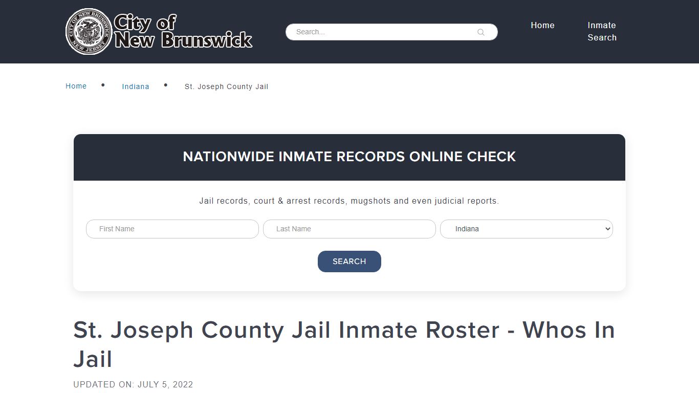 St. Joseph County Jail Inmate Roster - Whos In Jail